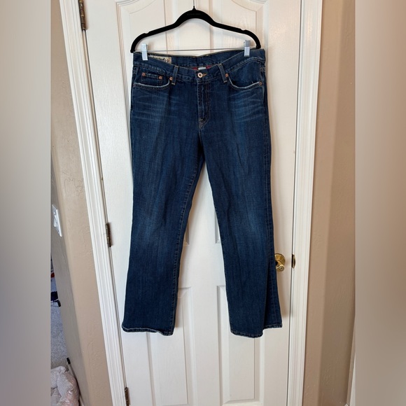 Lucky Brand Denim - Lucky Brand Dark Blue Women's Boot Cut Jeans Size 16 Denim Jeans Classic